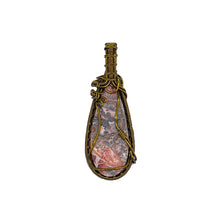 Load image into Gallery viewer, Back - Leopard Jasper Pendant Wrapped in Antique Bronze
