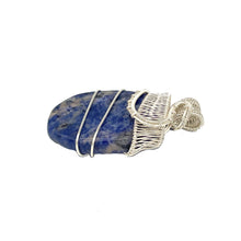Load image into Gallery viewer, Right Side - Sodalite Pendant Wrapped in Silver Wire
